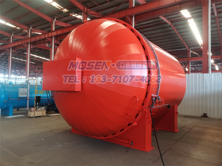 DN3540大型蒸汽加熱<font color='red'>硫化</font>罐