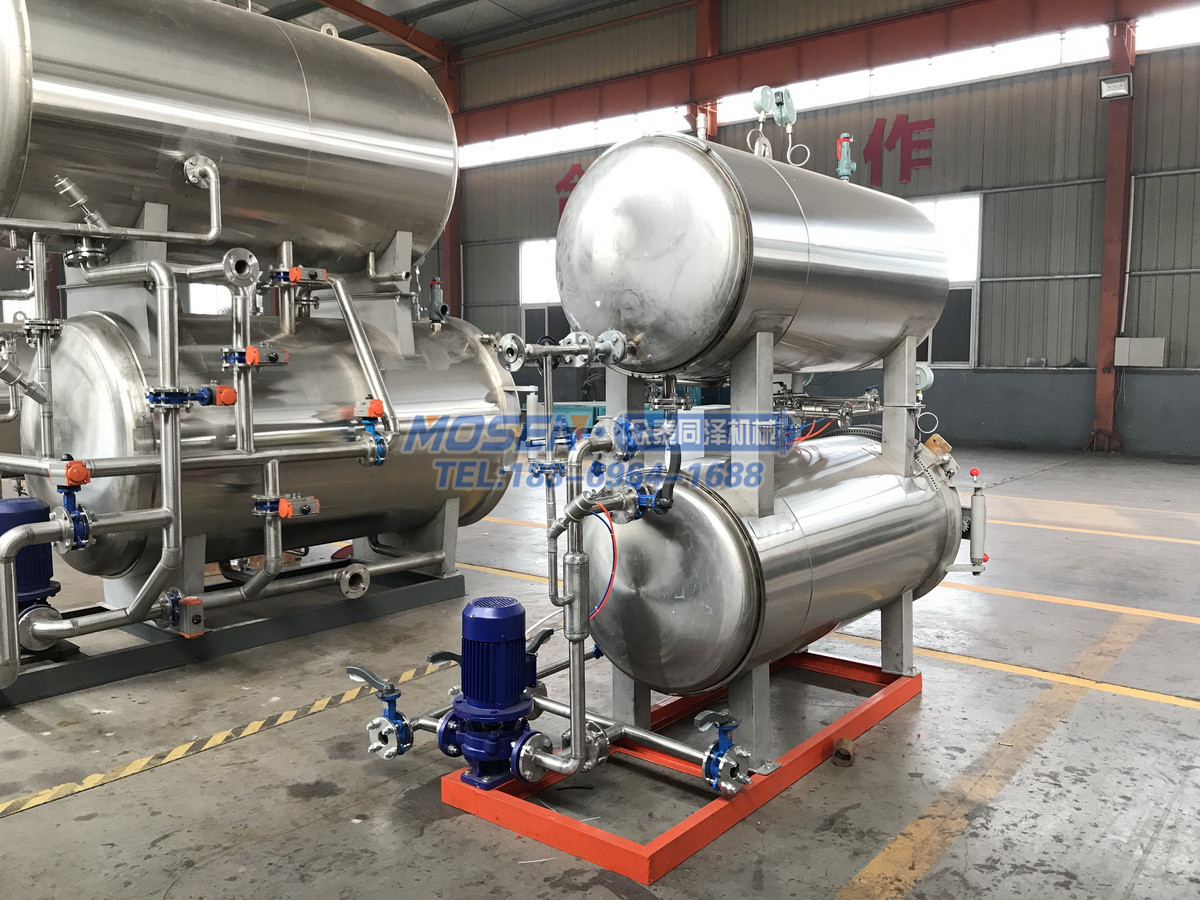 蒸汽式雙層水浴殺菌鍋殺菌釜